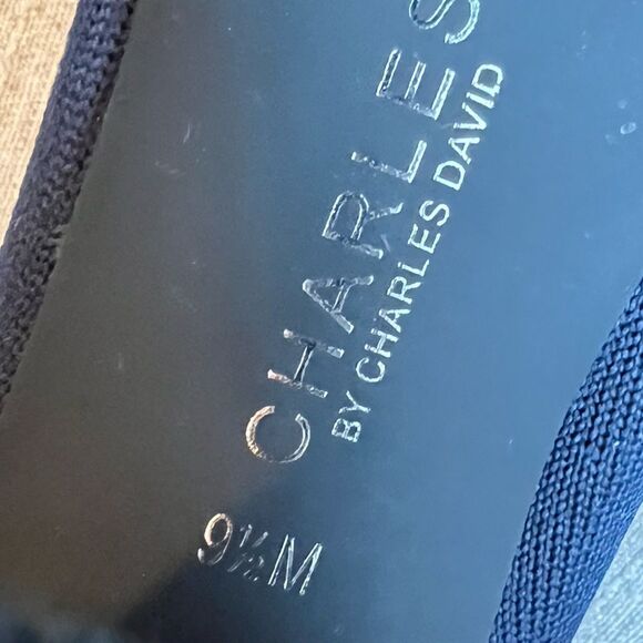 Charles By Charles David Simone Navy Blue Over-The-Knee Stretch Knit Boots - Picture 8 of 16